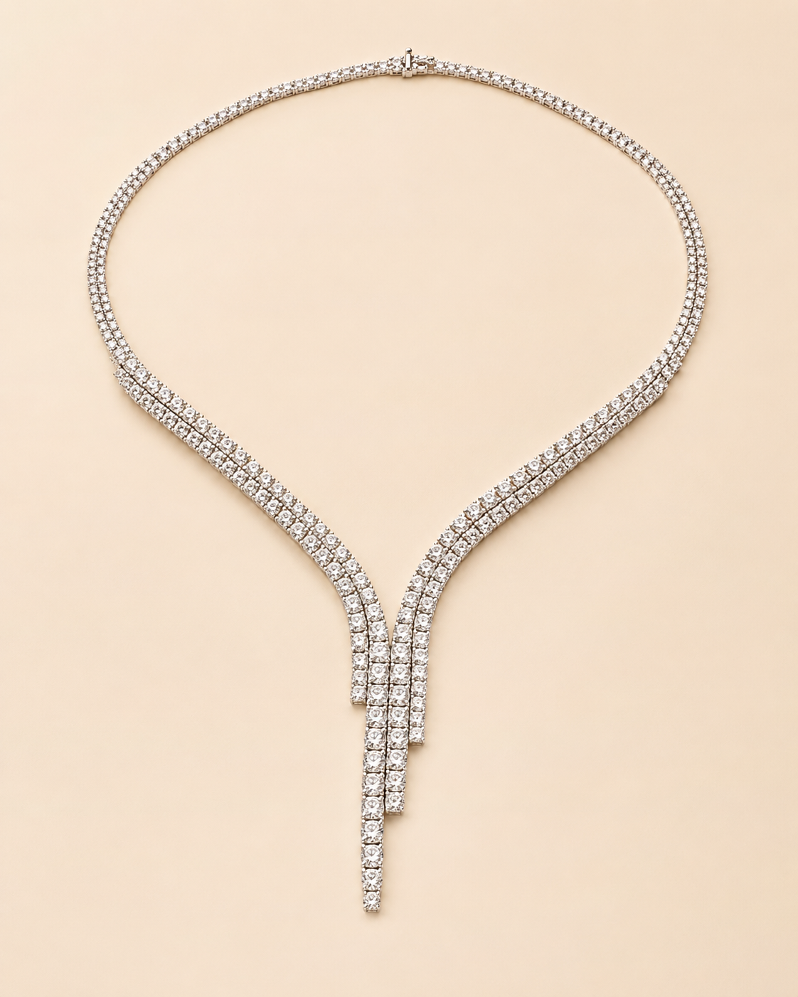 Diamond Lariat Necklace